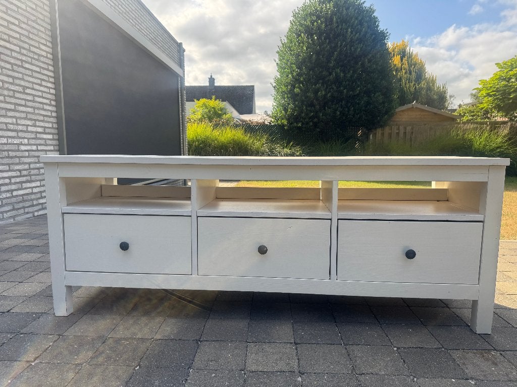 witte dressoir, Ophalen, Gebruikt, 100 tot 150 cm, Met lade(s)