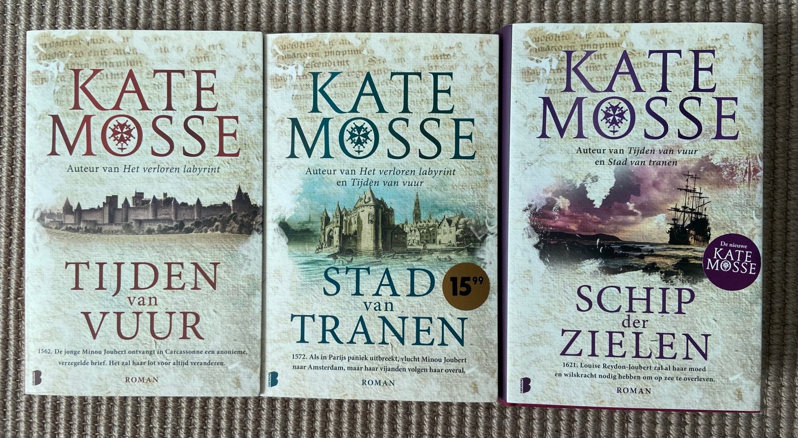 Trilogie van Kate Mosse, Ophalen of Verzenden, Kate Mosse