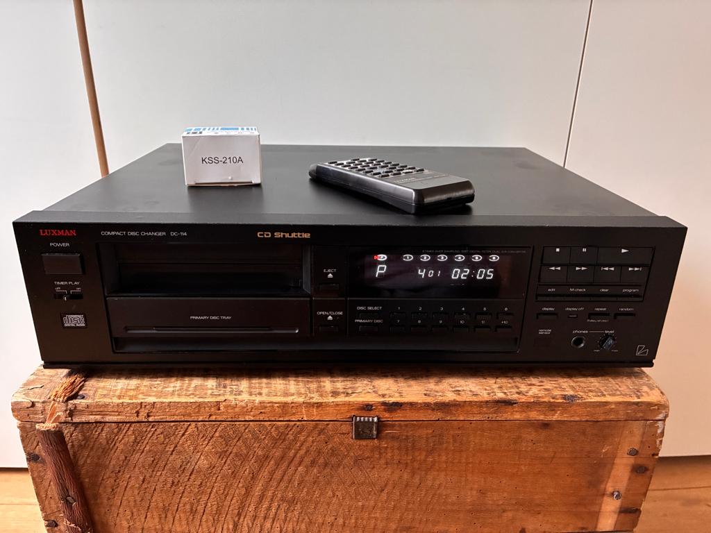 Luxman DC 114 - Vintage High End - 100% Werkend, Ophalen of Verzenden, Refurbished, Wisselaar