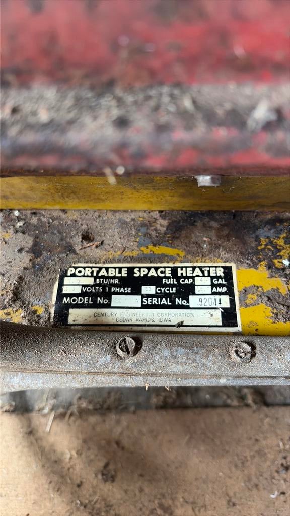 Century Portable Space Heater 4 gal, Enlèvement, Comme neuf