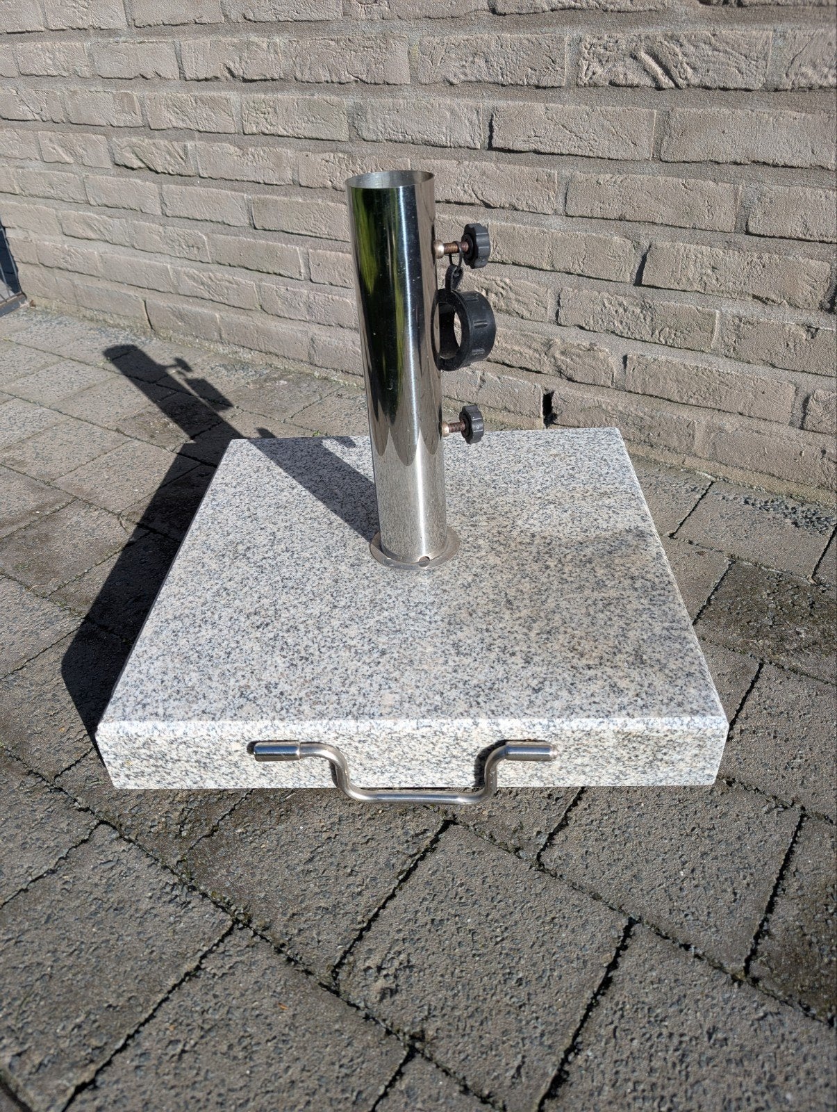 Parasolvoet marmer 35kg, Ophalen, Parasolvoet