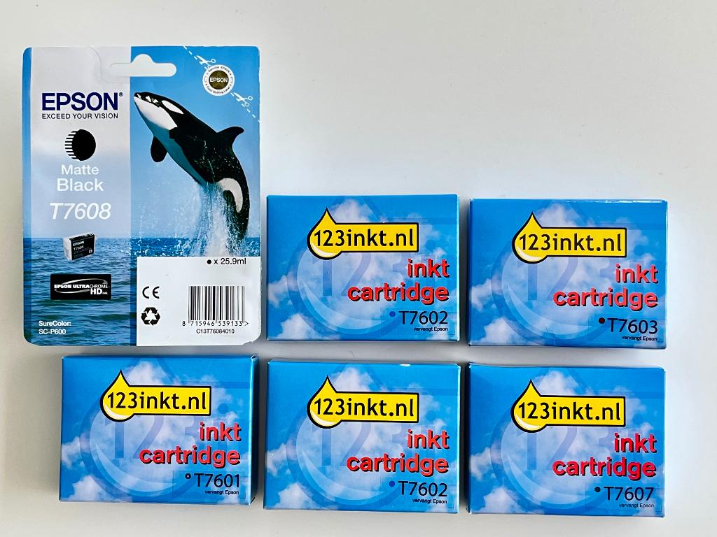 Inktcartridges Epson SC-P600, Computers en Software, Printerbenodigdheden, Nieuw, Cartridge, Ophalen