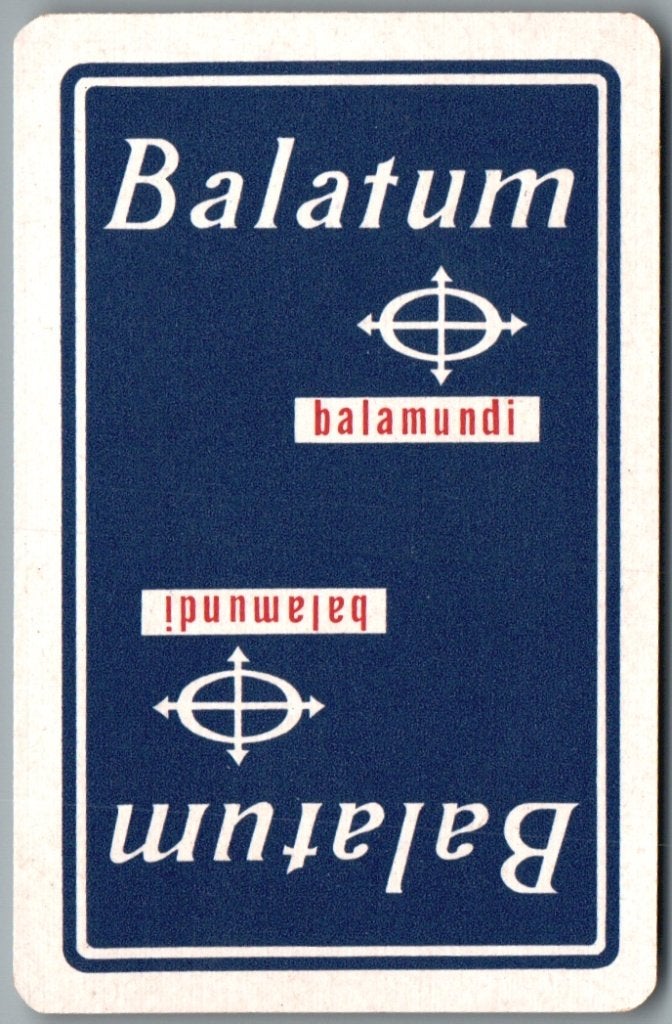speelkaart - LK15343 - Balatum, Verzenden, Zo goed als nieuw, Speelkaart(en)