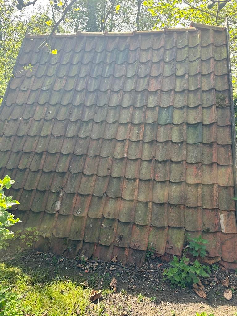 Boomse pannen, Ophalen, Gebruikt, Steen of Klei, 15 m² of meer