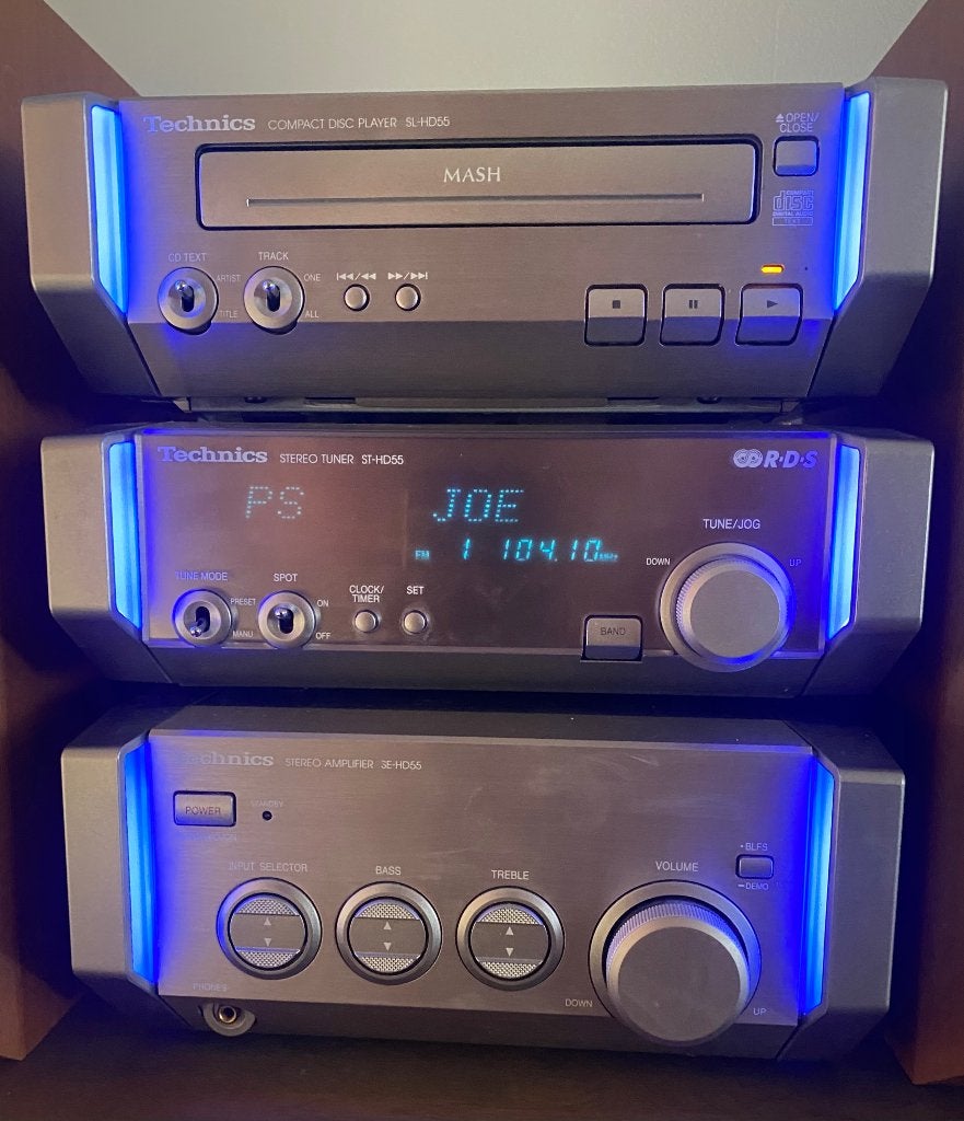 Technics stereo installatie, Ophalen, Zo goed als nieuw, Tuner of Radio, Microset