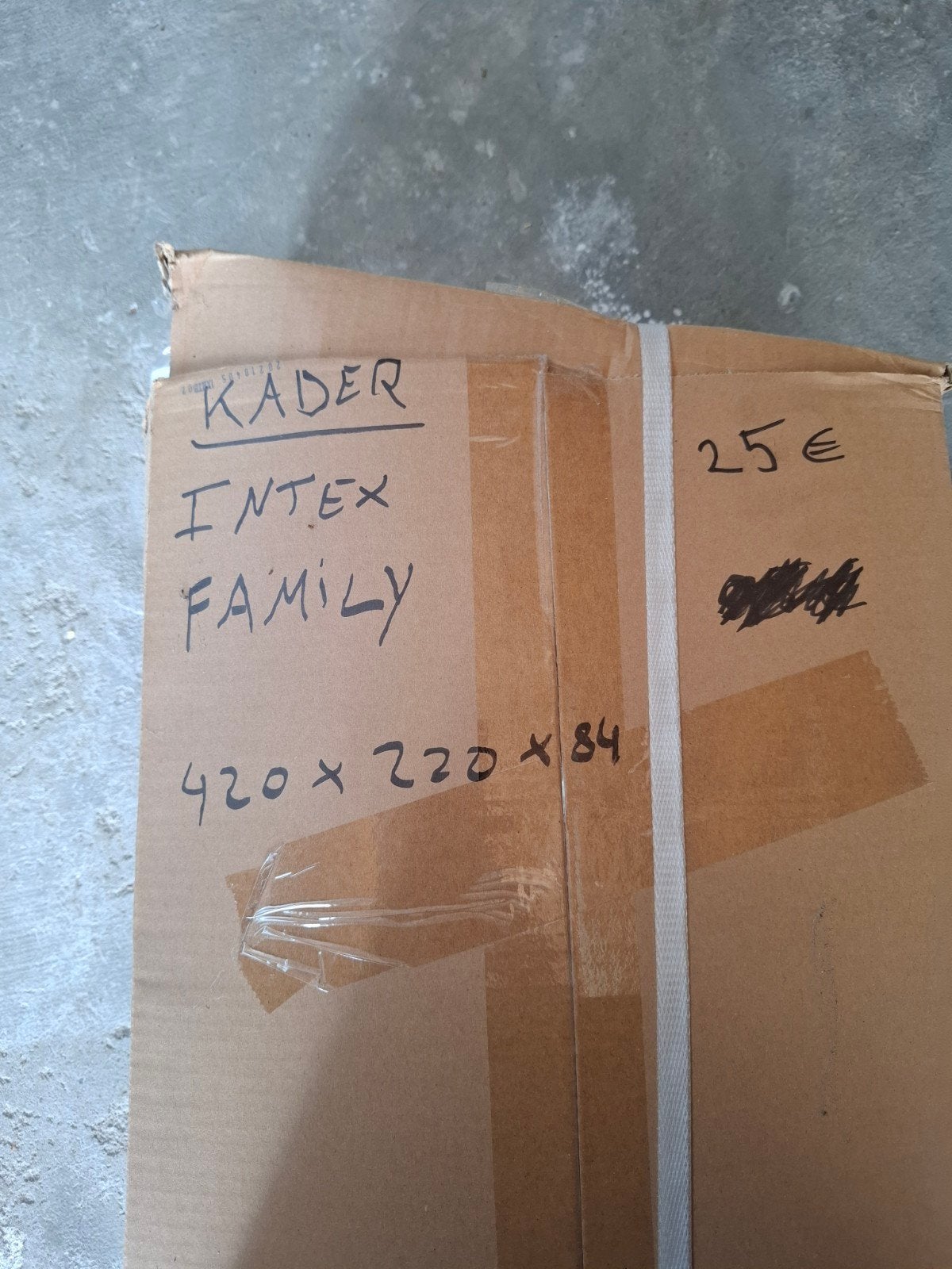 Intex family 420 x 220 x 84 ENKEL HET FRAME, Ophalen