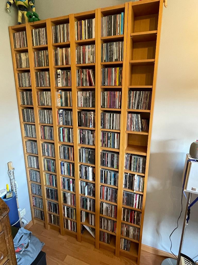 Collectie CD met CD-rekken, Ophalen, Gebruikt