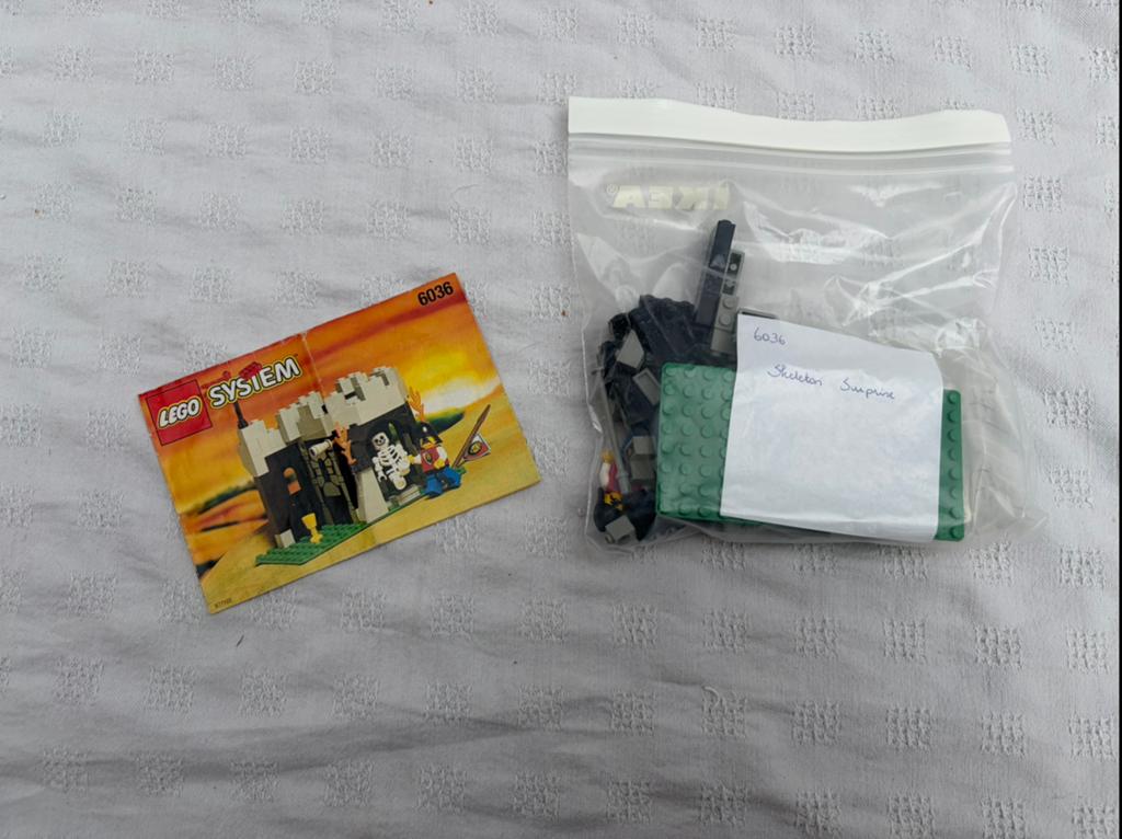 Lego 6036 skeleton surprise, Ophalen of Verzenden, Zo goed als nieuw, Compleet, Lego