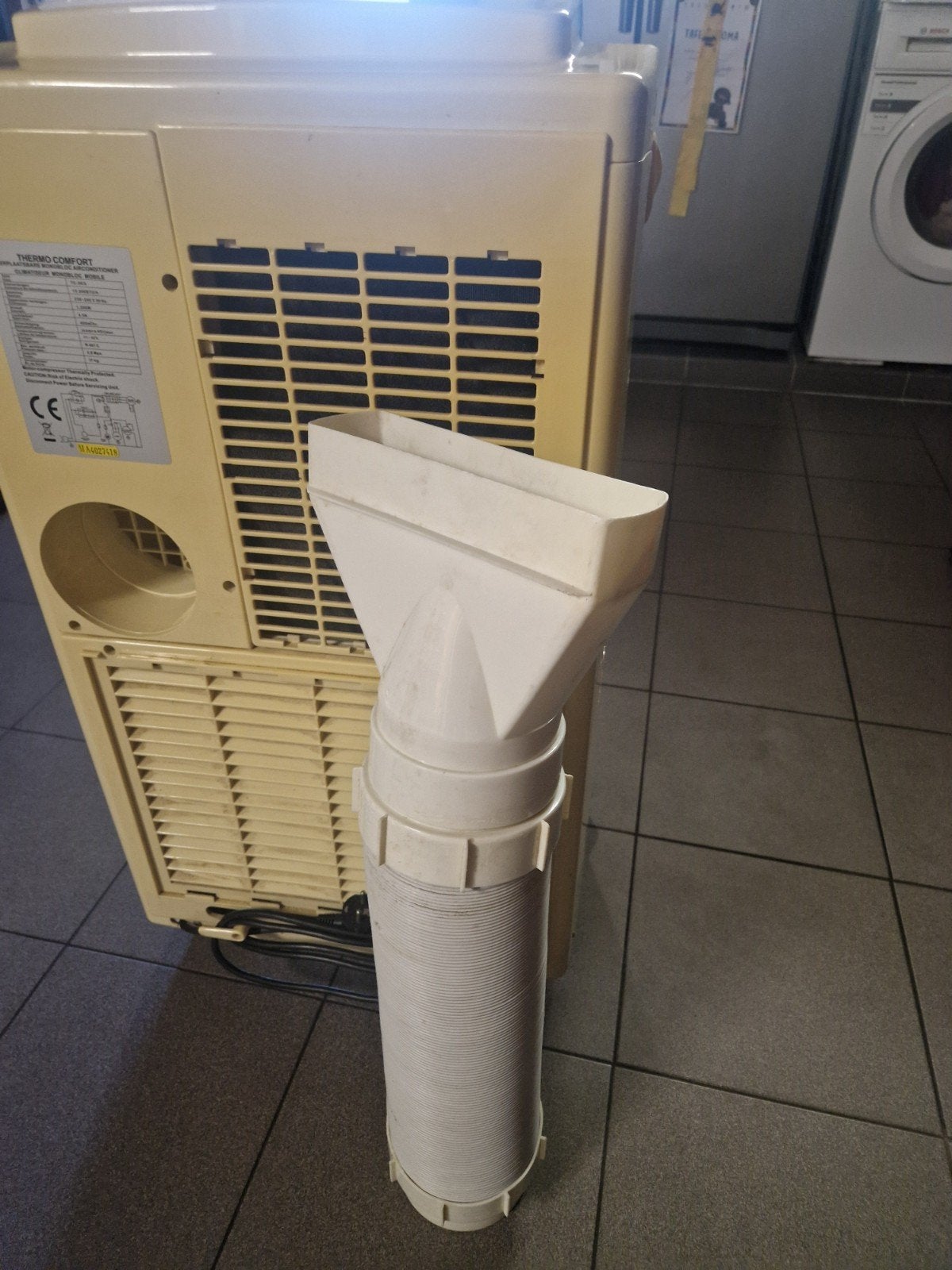 mobiele airco, Ophalen, Mobiele airco