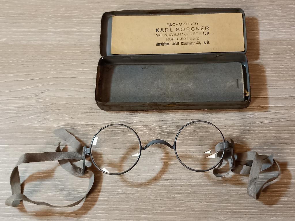 2 paires de lunettes d'un soldat Allemand ww2, Collections, Envoi, Armée de terre, Autres types