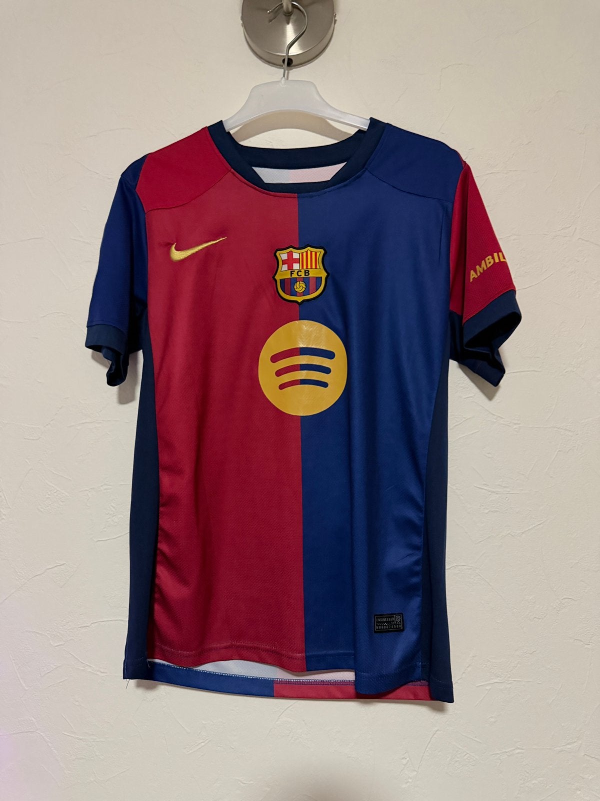 “Nike FC Barcelona Thuisthirt - LAMINE YAMAL #19 - Maat S, Maat S, Ophalen, Zo goed als nieuw, Shirt