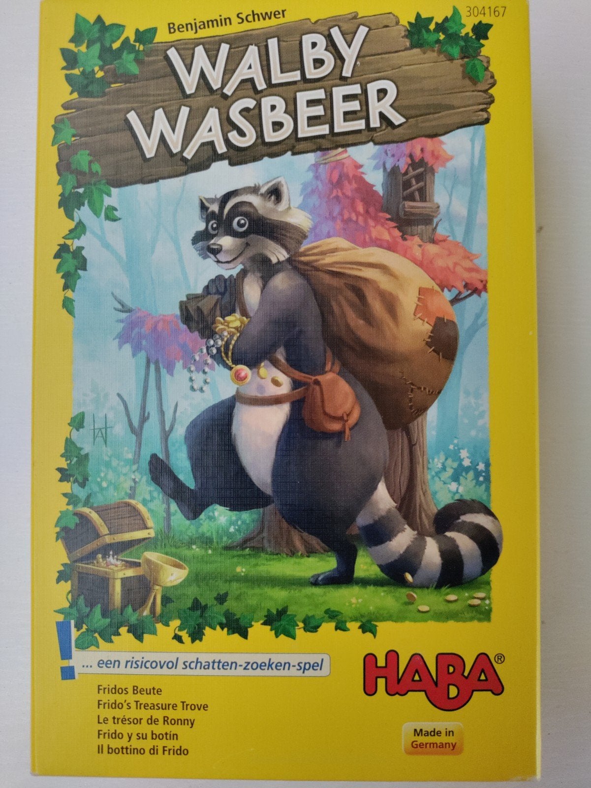 Gezelschap Walby Wasbeer (HABA), Een of twee spelers, Ophalen of Verzenden, Gebruikt, Haba