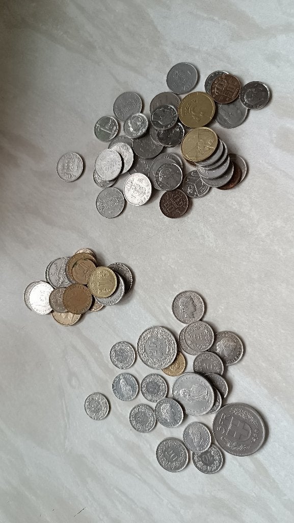 Partij munten uit diverse landen, Postzegels en Munten, Ophalen of Verzenden, Munten