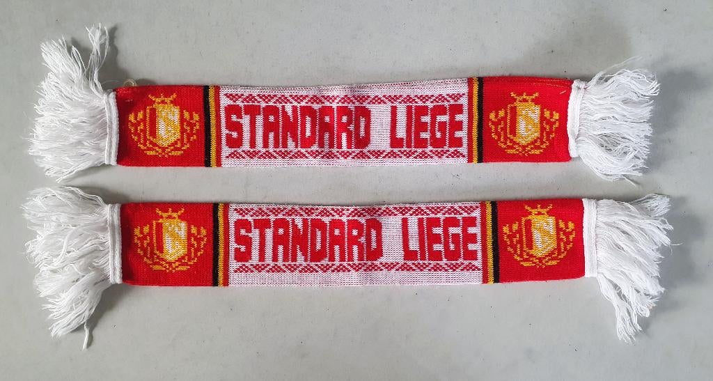 Set van 2 kleine sjaals van Standard de Liège - Vintage, Verzamelen, Sportartikelen en Voetbal, Ophalen of Verzenden
