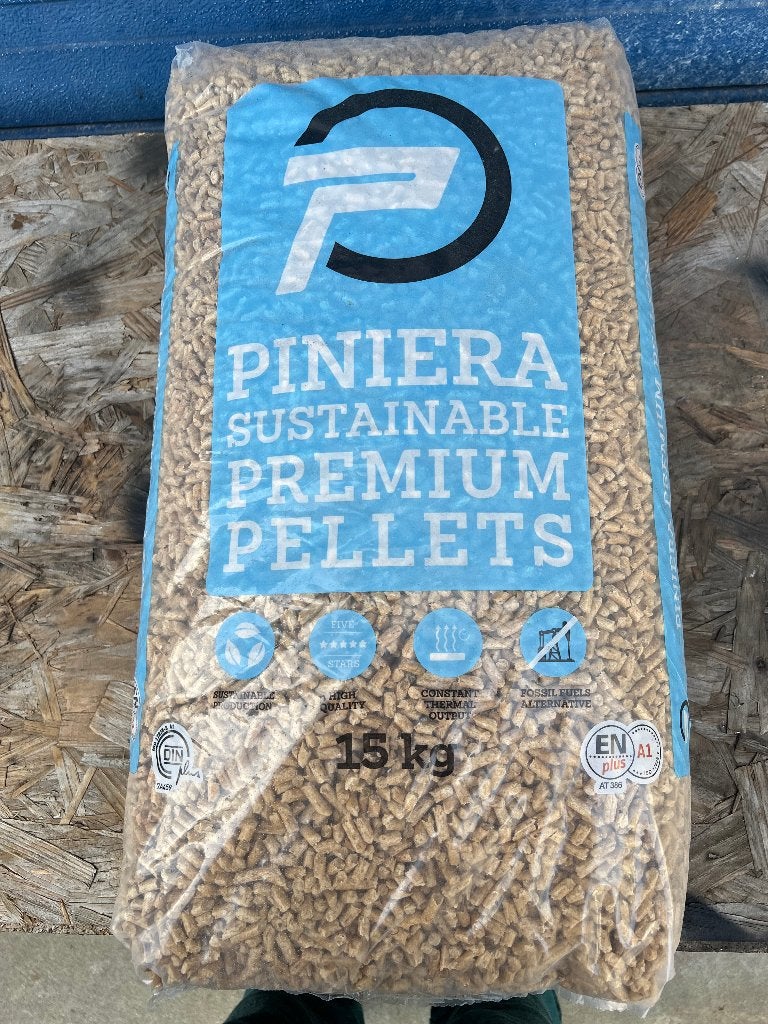 pellets zakken  15 kg, Ophalen