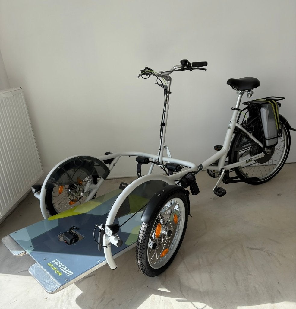 VeloPlus van Raam rolstoelfiets deelbaar+DUBBEL BATTERIJ, Ophalen, Zo goed als nieuw, Veloplus van raam