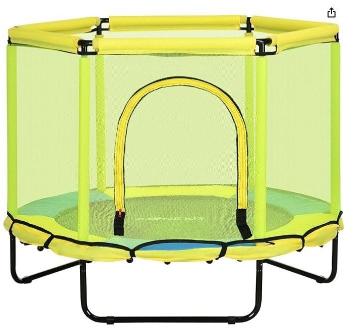 kinder trampoline - zonekiz - 342-068v00yl 4,5ft, Enlèvement ou Envoi, Neuf