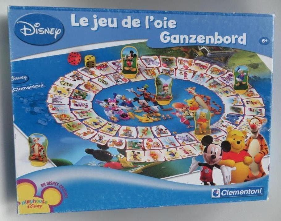 Ganzenbord Disney Clementoni 6 +, Vijf spelers of meer, Ophalen of Verzenden, Gebruikt, Clementoni