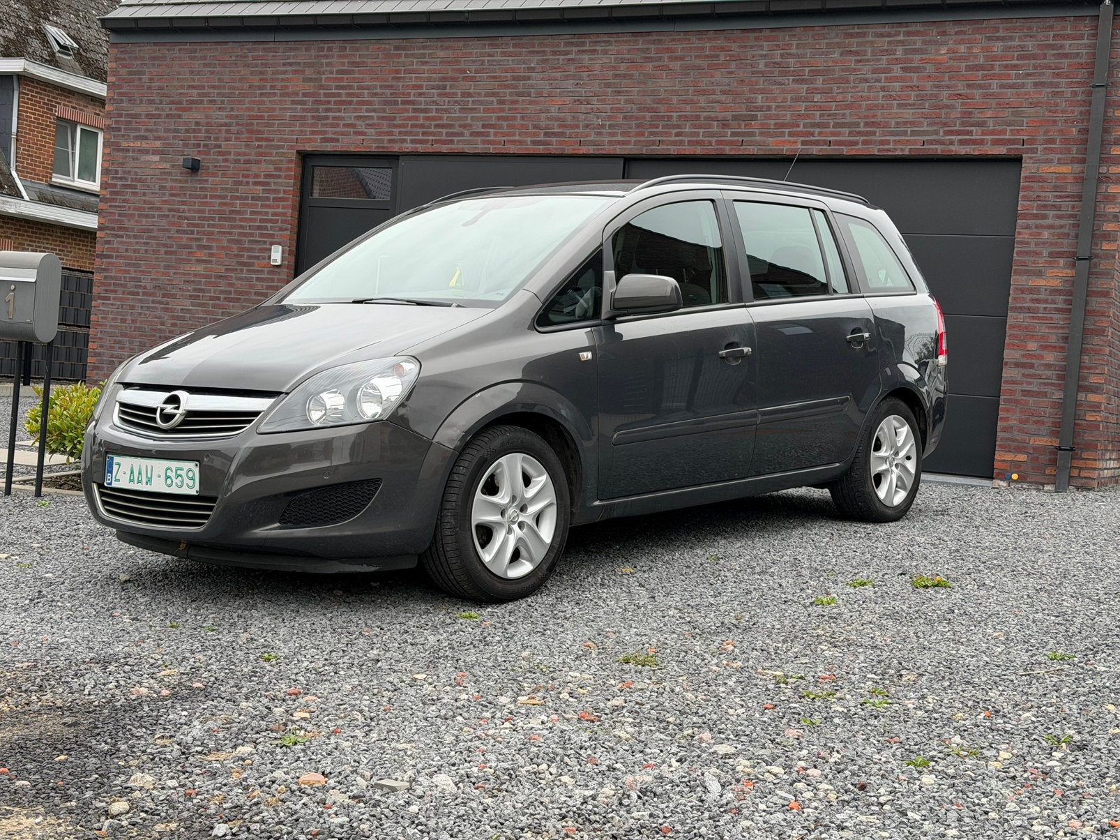 Opel Zafira 1.6 benzine gas, 7 plaats, 244.000 kl, Autos, Achat, Entreprise, 7 places, Boîte manuelle