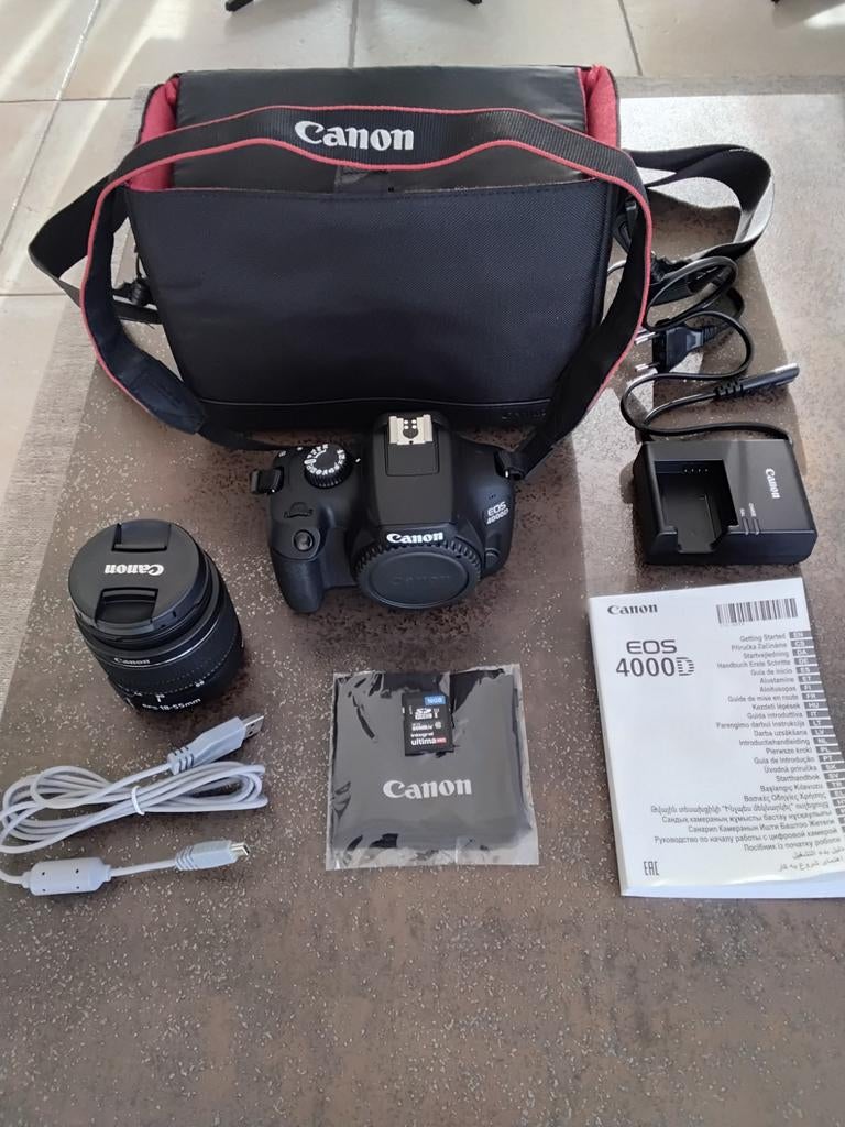 Canon 4000d, Audio, Tv en Foto, Fotocamera's Digitaal, Ophalen, Canon