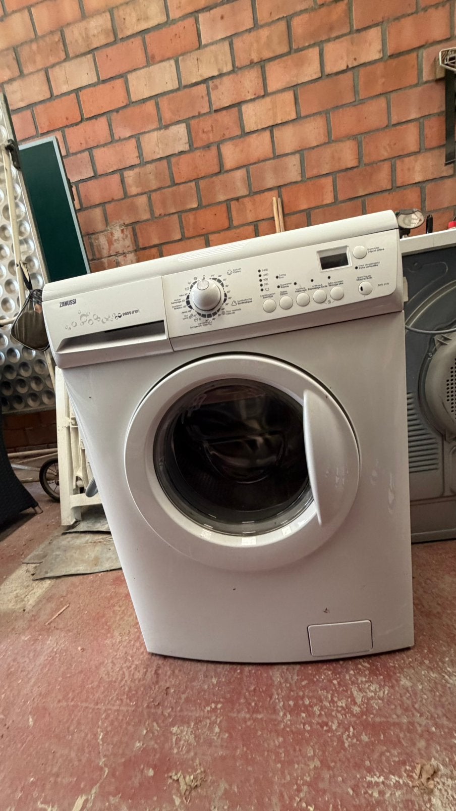 Wasmachine + droger Zanussi, Elektronische apparatuur, Wasmachines, Ophalen, Gebruikt