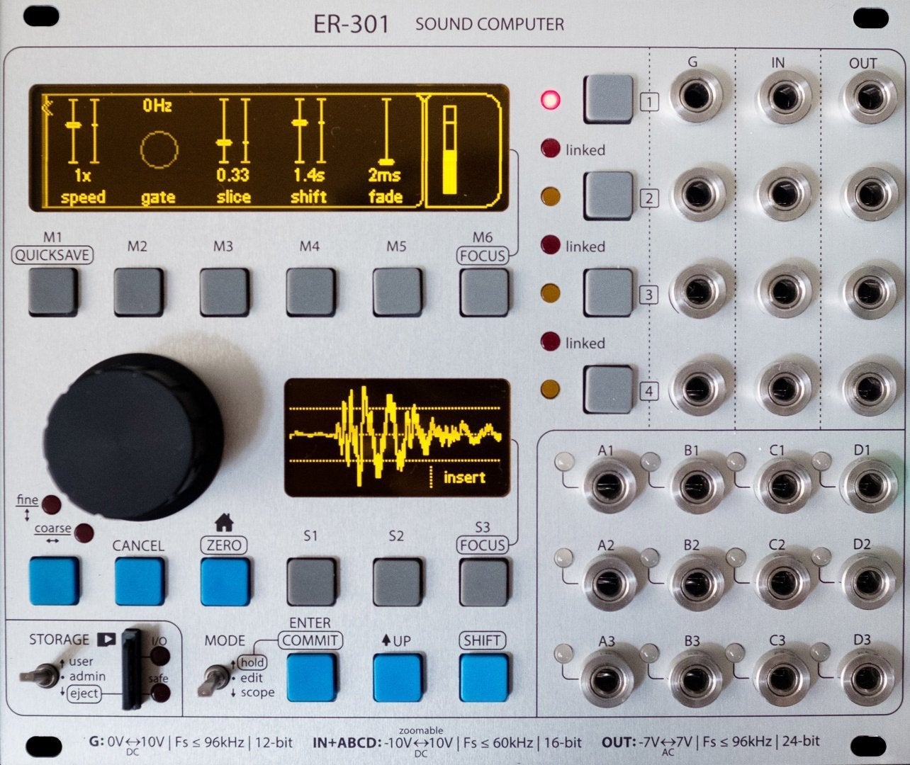 ER-301: Sound Computer, Muziek en Instrumenten