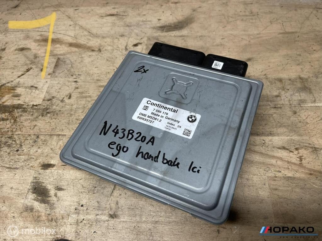 ECU / Motorcomputer BMW 3 serie e9x 7595179 | MSD81.2, Autos : Pièces & Accessoires, Enlèvement ou Envoi, Einsteinlaan 5, rijswijk