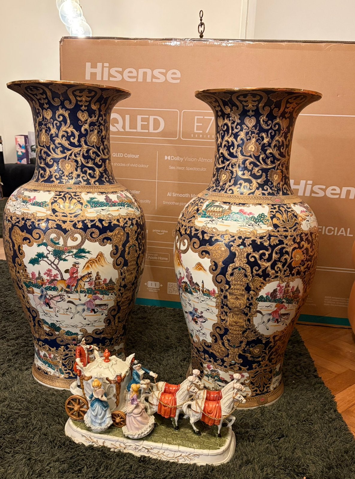 2 hele grote chinezen vasen, Antiek en Kunst, Ophalen of Verzenden