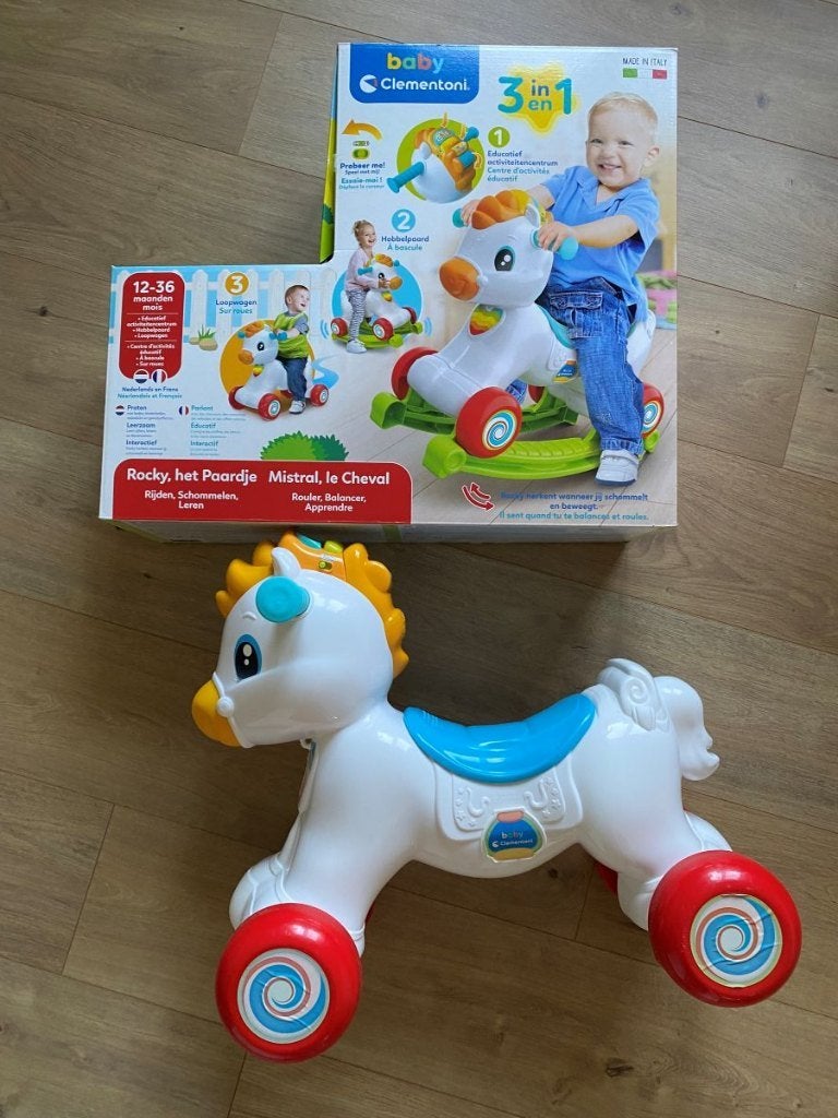 Clementoni Rocky 3-in-1 Interactief Hobbelpaard, Ophalen, Gebruikt