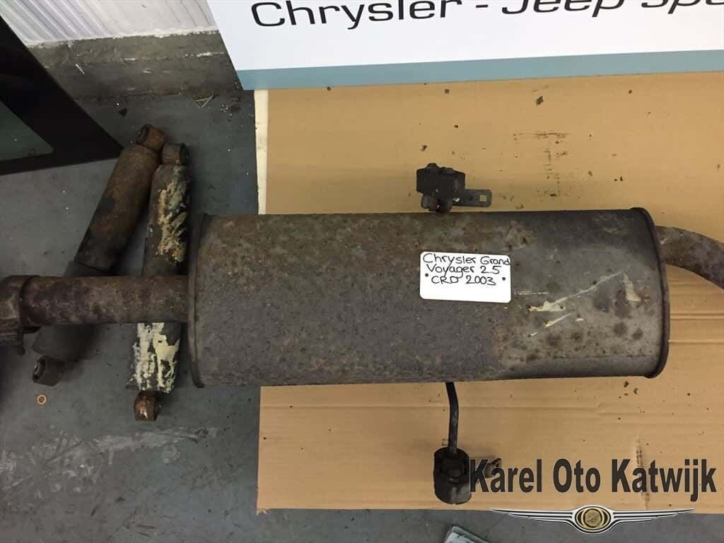 Uitlaatdemper achter Chrysler Grand Voyager 2.5 CRD, Gebruikt, -, -, Ophalen of Verzenden