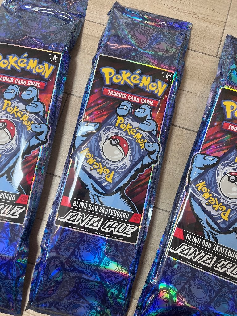 Pokémon x Santa Cruz 2026 Blind Bag Skateboard NEW Unopened, Sport en Fitness, Ophalen of Verzenden, Nieuw, Skateboard