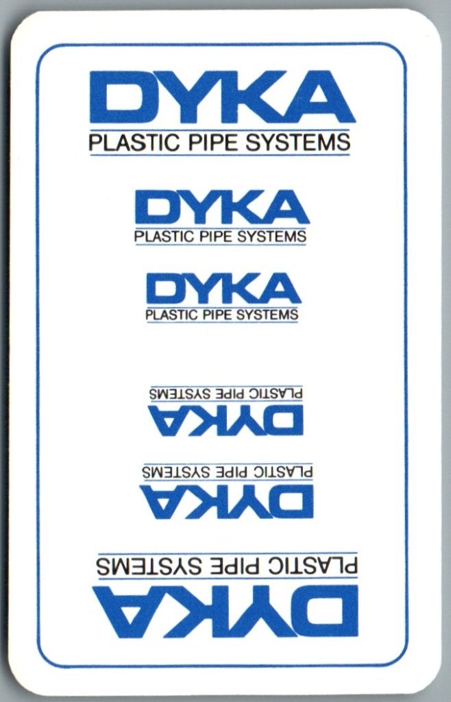joker - J4458 - Dyka plastics, Verzenden, Zo goed als nieuw, Speelkaart(en)