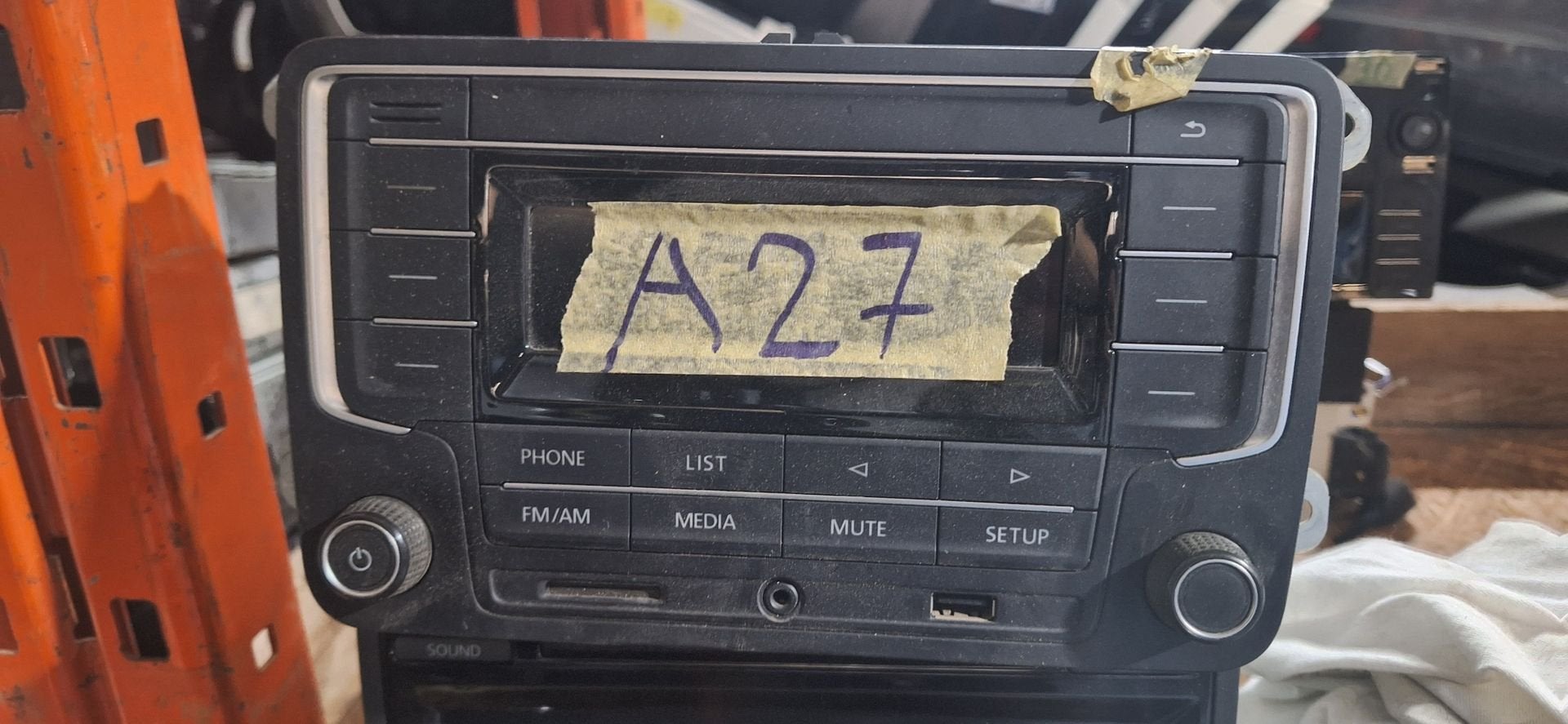 Originele Volkswagen MIB Entry Radio / Infotainment (Transpo, Gebruikt, -, -, Ophalen of Verzenden