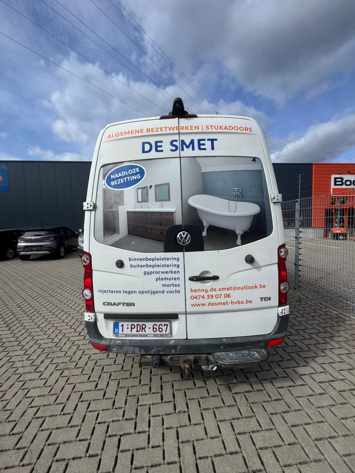 volkswagen crafter te koop 2016, Auto's, Volkswagen, Wit, Bedrijf, Te koop