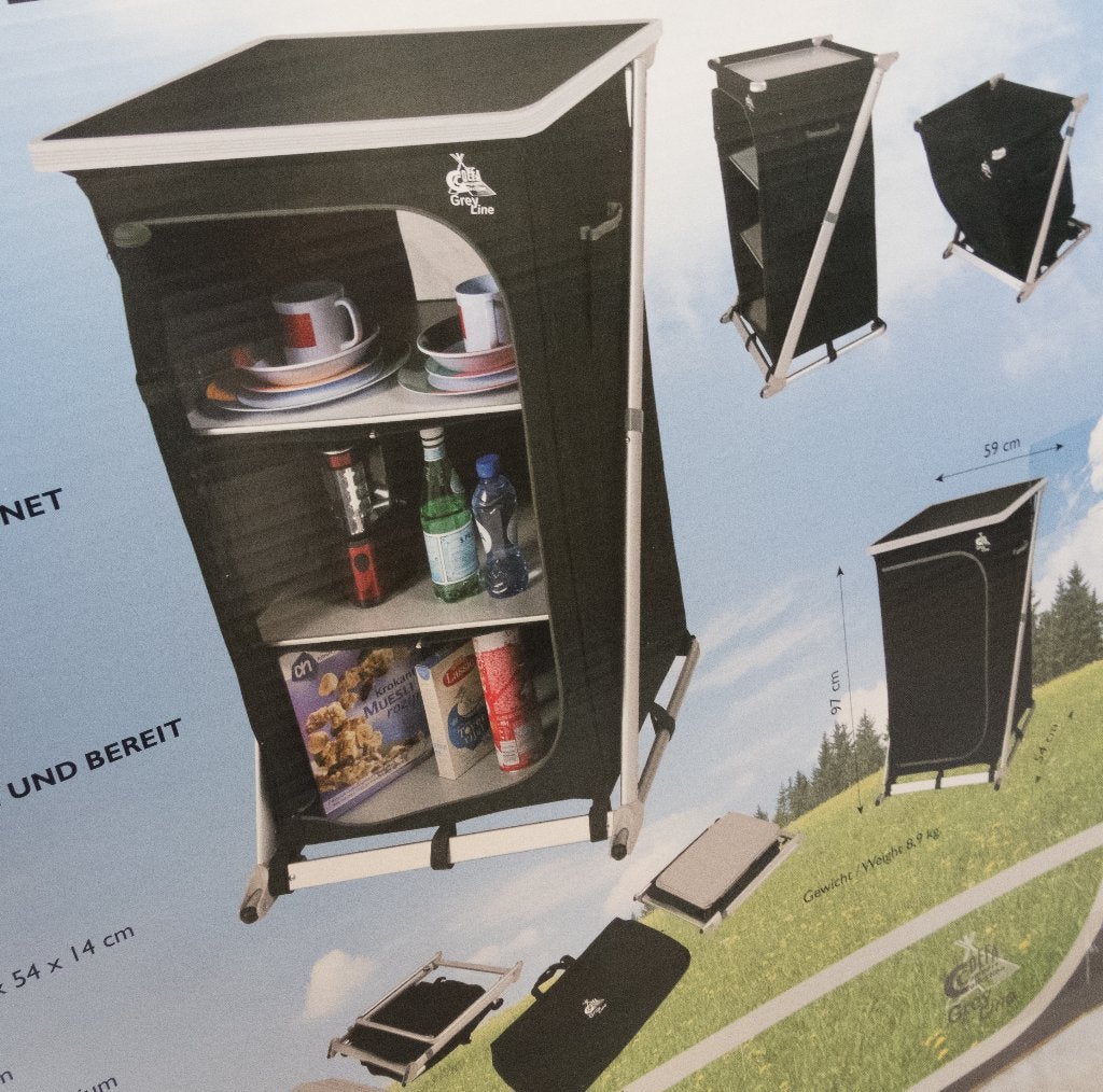 Snel opvouwbare campingkast, Caravans en Kamperen, Kampeermeubelen, Nieuw, Campingkast, Ophalen