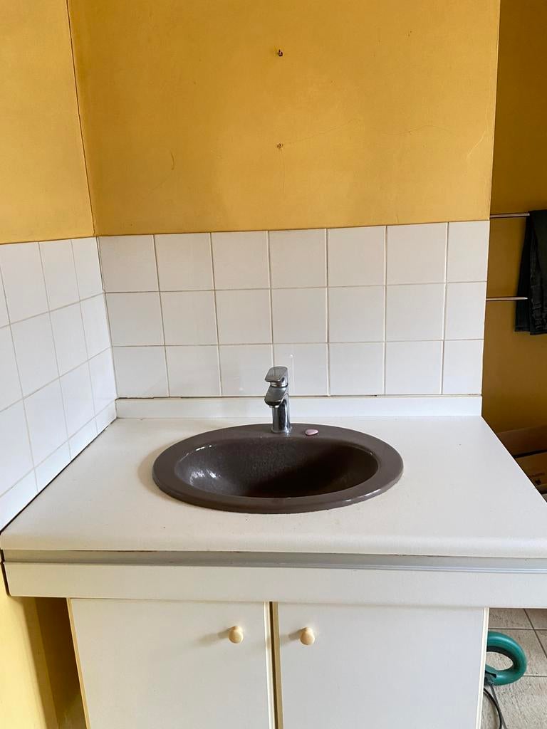 Lavabo meubel 123 cm breed, Ophalen, Zo goed als nieuw