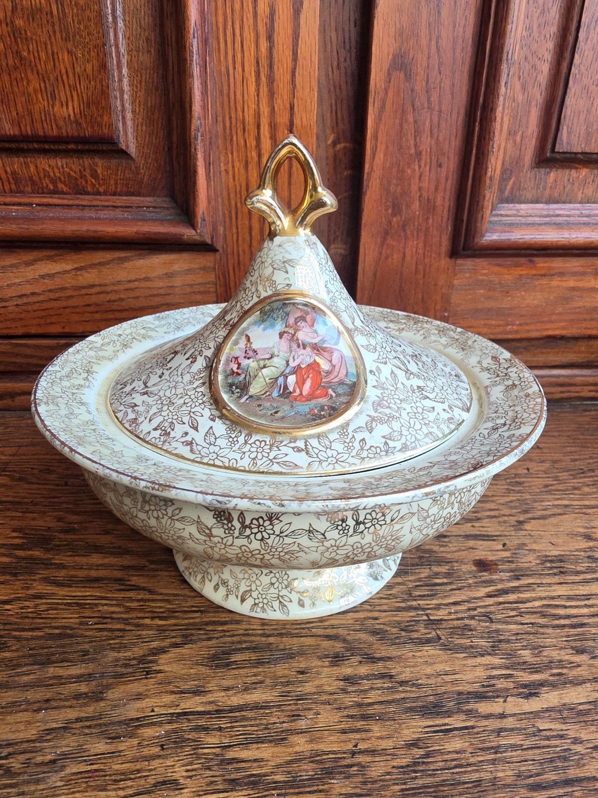 Empire Ware E vintage porseleinen snoepdoos, Verzamelen, Ophalen