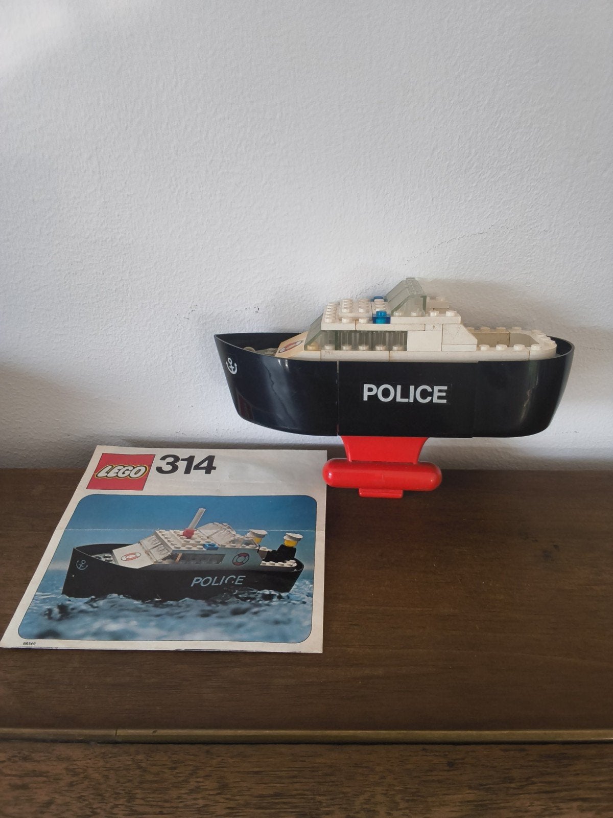 1 bateaux de police LEGOLAND vintage 314, Enlèvement ou Envoi, Lego, LEGOLAND