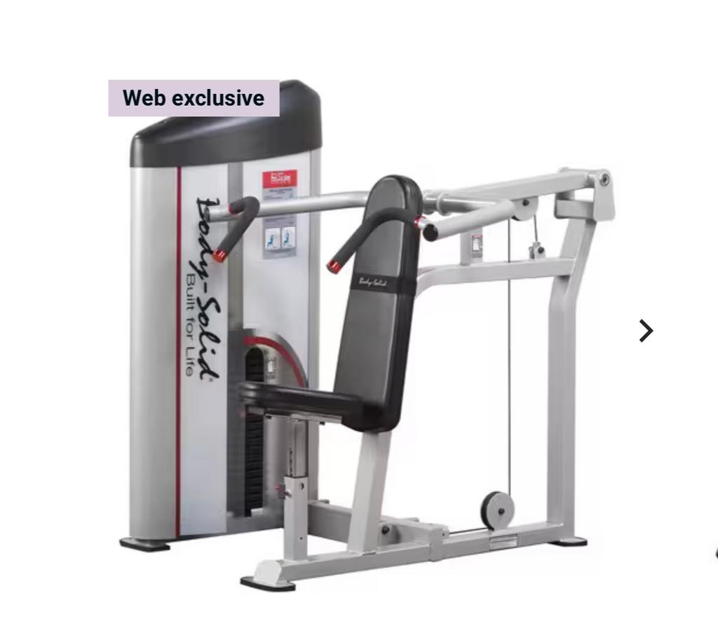 Body-solid shoulder press machine, Enlèvement, Comme neuf