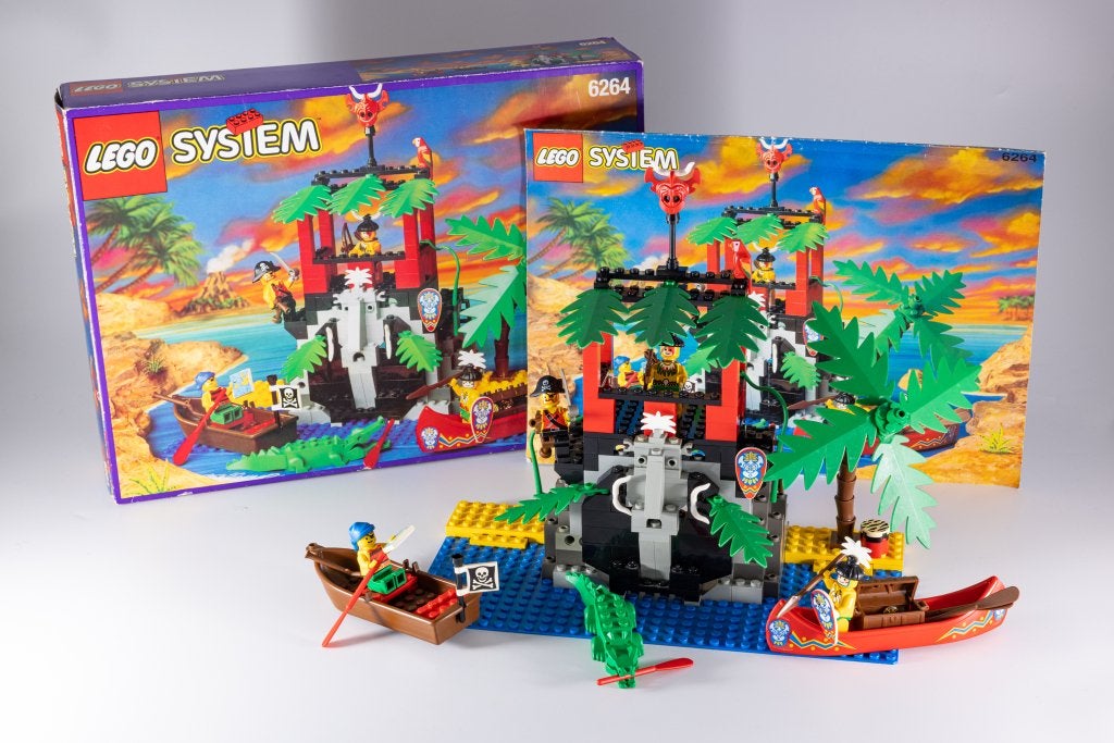 LEGO 6264 Forbidden Cove Pirates Islanders 100% compleet, Gebruikt, Lego, Compleet, Complete set