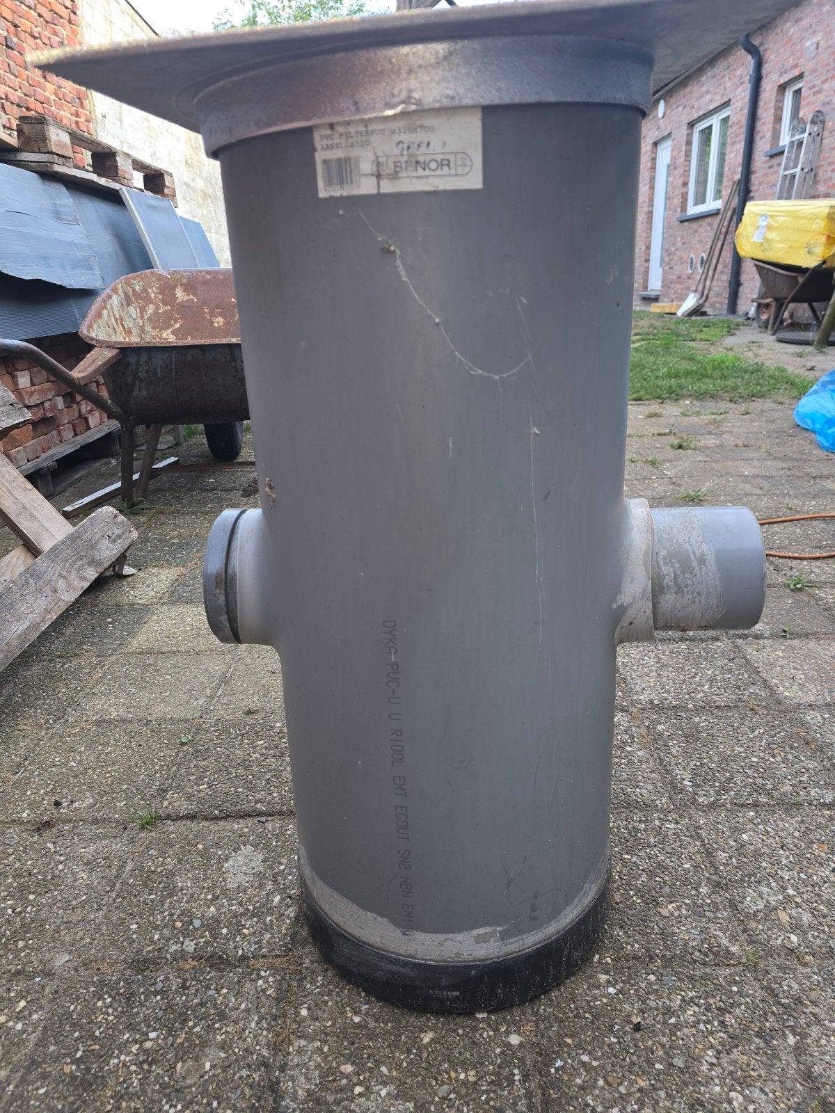 Pvc filter put (sifon), Afvoer, PVC, Ophalen of Verzenden, Minder dan 2 meter