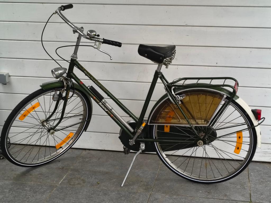 Prachtige groene stalen damesfiets, Ophalen, Batavus