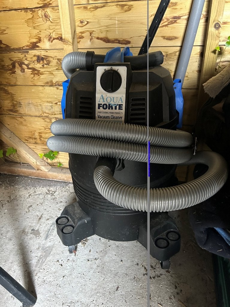 Aquaforte Vijverstofzuiger 4-in-1, Jardin & Terrasse, Enlèvement, Comme neuf, Aspirateur de bassin