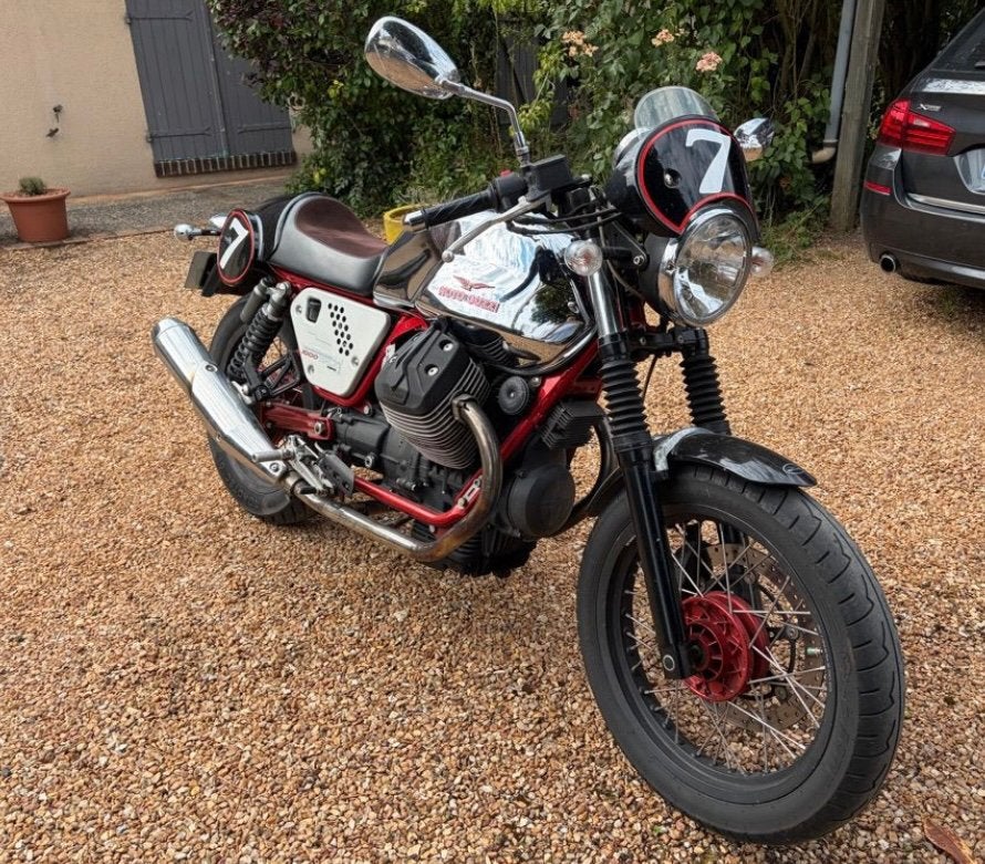 Moto guzzi V7 racer 2012, Tourisme, Occasion, 2 cylindres, Particulier