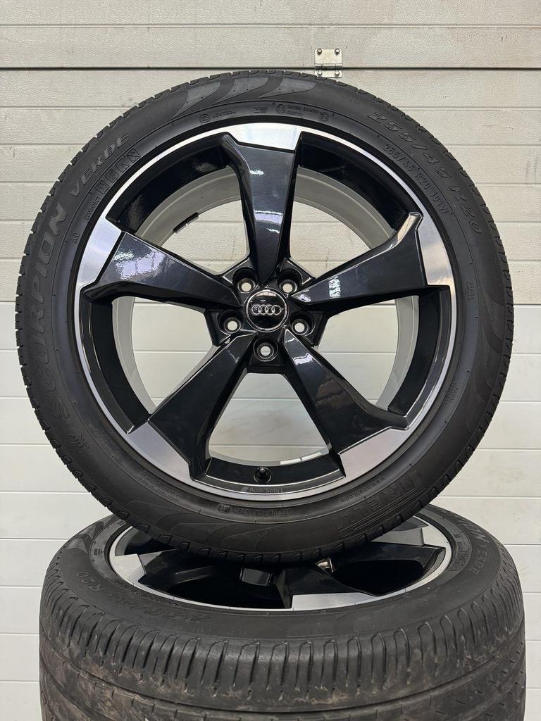 20’’ AUDI Q5 SQ5 VELGEN ZOMERBANDEN ROTOR BLACK AUDI SPORT O, Auto-onderdelen, Banden en Velgen, Gebruikt, 255 mm, -, -