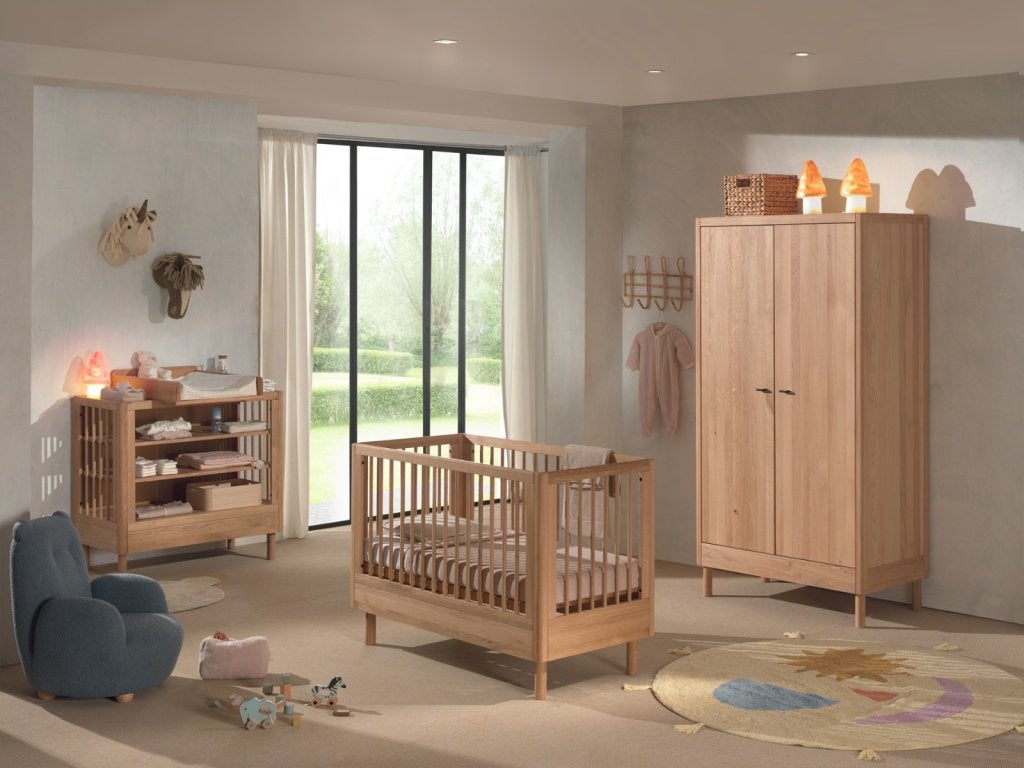 Forrest Oak babykamer - 60x120 - Massief eiken, Kinderen en Baby's