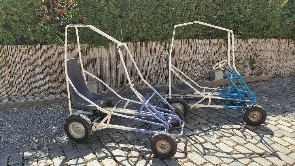 2 Vintage zeedijk gocars, jaren 70, Enlèvement