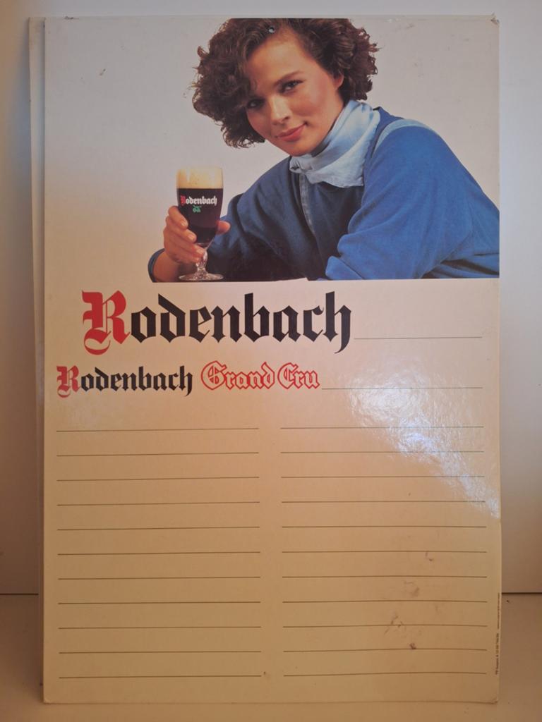 Oude grote bierreclame brouwerij Rodenbach Roeselare 1984, Ophalen