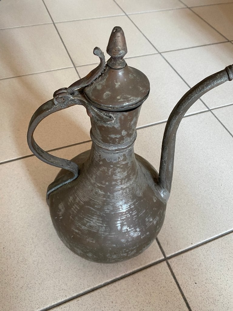antieke metalen schenkkan, Antiek en Kunst, Ophalen