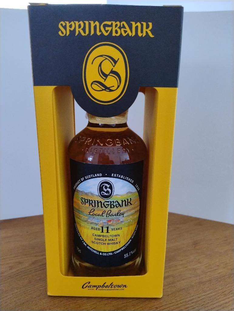 Springbank 11 Local Barley 2022 Campbeltown Scotch Whisky, Verzamelen, Ophalen, Nieuw